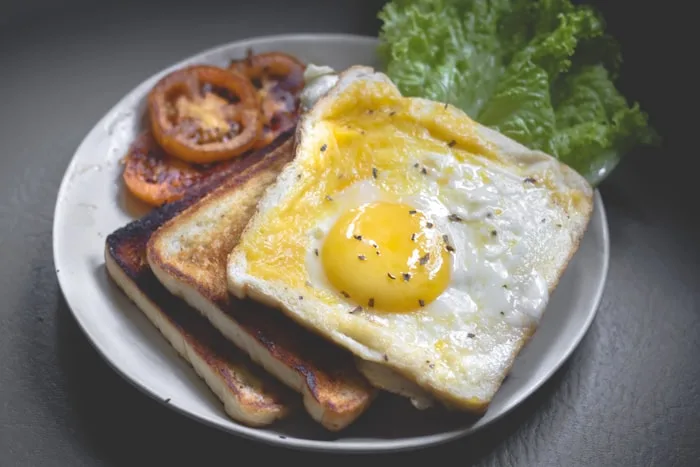 Full breakfast plate